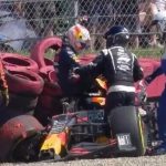 "It broke the seat"– Christian Horner claims Max Verstappen was knocked out in Silverstone crash