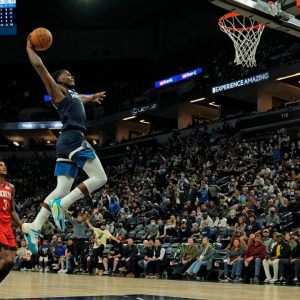 "Stephen Silas! You need to call a damn timeout! I'm hot!": Wolves' sophomore Anthony Edwards shines as they take down the Houston Rockets in their Season Opener