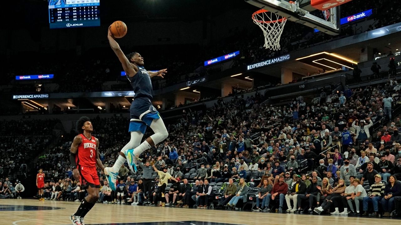 "Stephen Silas! You need to call a damn timeout! I'm hot!": Wolves' sophomore Anthony Edwards shines as they take down the Houston Rockets in their Season Opener