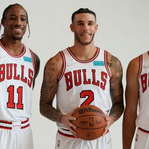 “We scouted Lonzo Ball last and he’s a hell of a shooter” Zach LaVine sings the newest Bulls star’s praise following impressive preseason debut