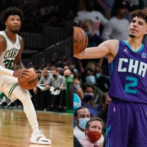 "He Can Get The House Of Highlights, We got the win": Marcus Smart responds to getting crossed over by LaMelo Ball in a Celtics OT win over the Hornets