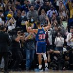 "Stephen Curry, you're SICK man!!!": Lakers' LeBron James praises the Warriors' superstar as he explodes for a 25 point 1st Quarter against the Clippers