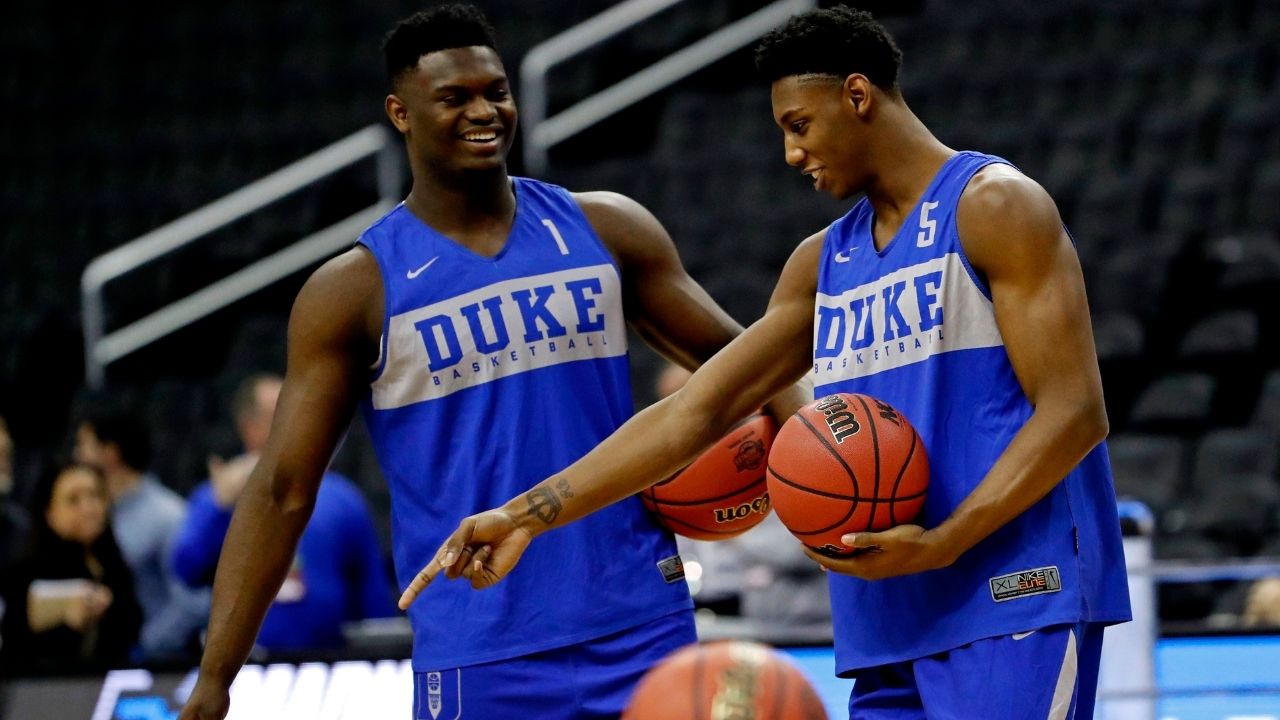 “Zion Williamson really got his revenge on RJ Barrett”: When the Pels star blocked the Knicks star after getting dunked on in the Duke’s Scrimmage