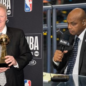 “One thing you don’t wanna do is drink beer with Larry Bird”: Charles Barkley explained how his head hurt for two days drinking beer with the Celtics legend during the 1992 Team USA days