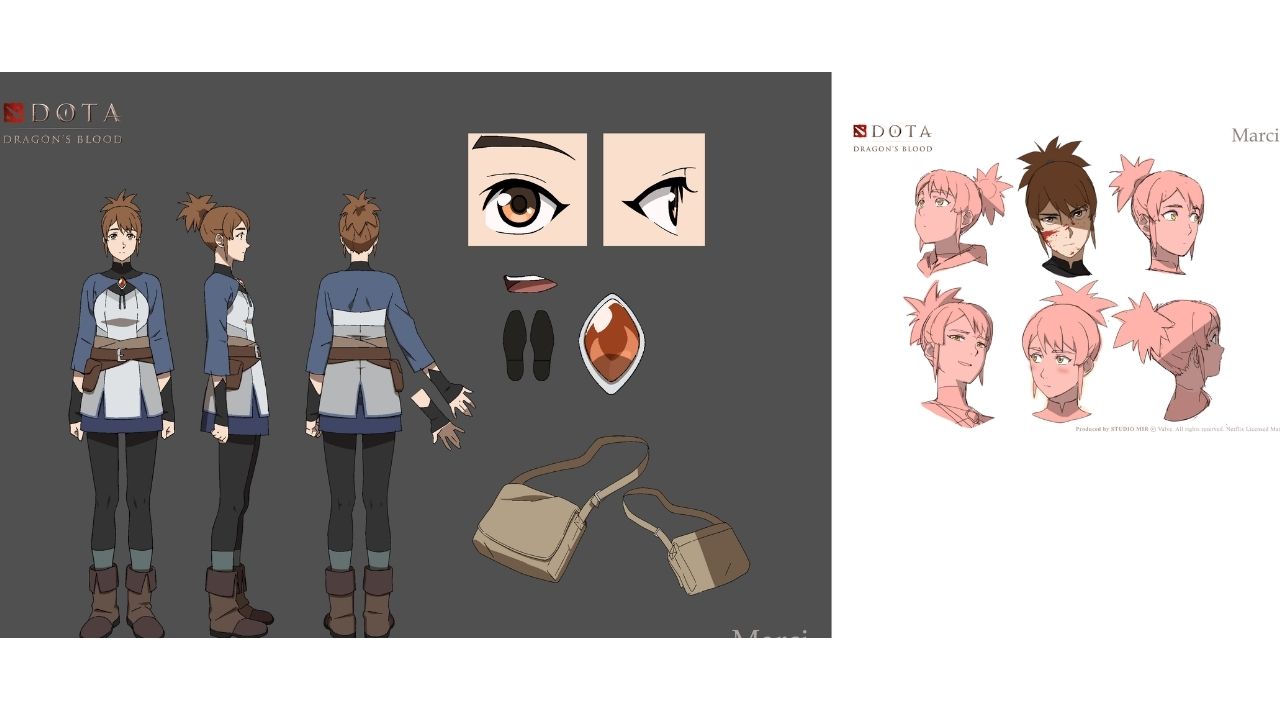 Dota 2 new hero Marci concept art