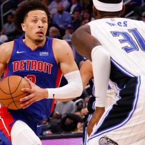 “Cade Cunningham really had the worst debut for a #1 pick since Anthony Bennett”: NBA Twitter reacts as the Pistons rookie shoots an abysmal 12.5% from the field in his NBA debut