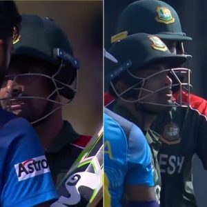 Liton Das and Lahiru Kumara fight: Lahiru's send-off to Liton ends up in physical pushing and heated exchange in SL vs BAN match