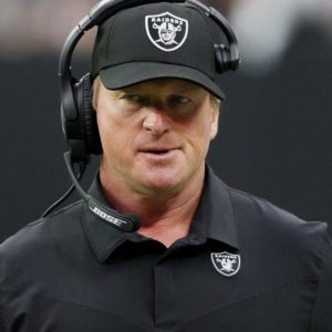 Jon Gruden’s Presence at Kansas City Training Camp, Wearing Full Chiefs Gear, Raises Eyebrows