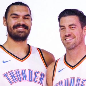 “Steven Adams and Nick Collison had the manliest handshake”: How the former OKC Thunder stars hilariously bombed video while shaking hands