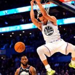 "We call those mid-summer legs": Warriors' Stephen Curry shows his bunny-hops, as he posts a Tik-Tok showing his dunking practice