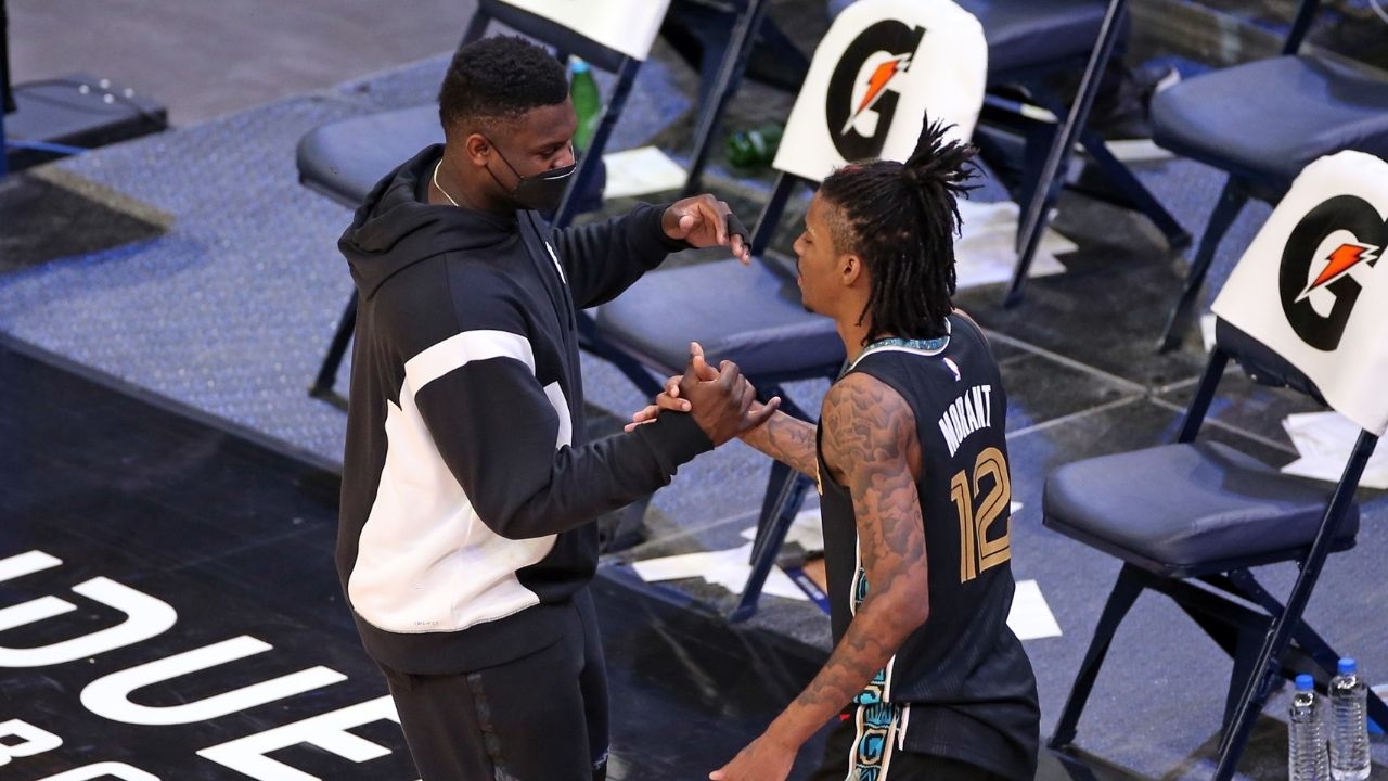 "I always knew Zion Williamson was going to have a busted knee!": Kendrick Perkins gloats on Twitter as fans start to believe it was Ja Morant to go first overall in the 2019 draft