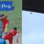 de Villiers six: AB de Villiers launches gigantic six off Arshdeep Singh; balls hits Sharjah roof