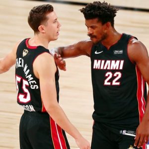 "Duncan Robinson is like the dumbest one out of all of them": Jimmy Butler pokes fun at his Miami Heat teammate following their win over LaMelo Ball and co