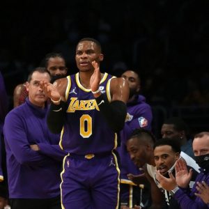 "LeBron James really brought in an unapologetic turnover machine!": Skip Bayless slams Lakers star Russell Westbrook, despite a much improved showing in a win against the Cavaliers