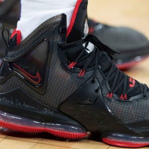 "LeBron James debuts Bred colorways for his latest Nike sneaker": Nike LeBron 19 Bred debuted by Lakers superstar in preseason loss to Sacramento Kings