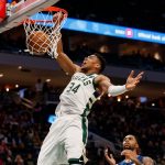 “Giannis Antetokounmpo babies Karl Anthony-Towns and dunks on him”: How the Bucks superstar channeled his inner Shaquille O’Neal to stuff it on the Timberwolves center