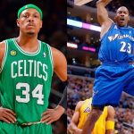 “How you let a 40 year old Michael Jordan hit a game winner on you?!”: Paul Pierce went at Shawn Marion for giving up the game winning shot to the aging Wizards superstar