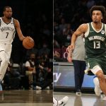 “They really had Kevin Durant and Jordan Nwora as the ‘key matchup’”: NBA Twitter is left stunned after a graphic showed the Nets star and Bucks forward as the ‘key matchup’