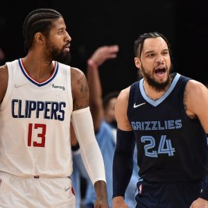 "Paul George needs illegal screens to get open against me!": Dillon Brooks publicly trash talks the Clippers star before getting blown out by 43 in the next game