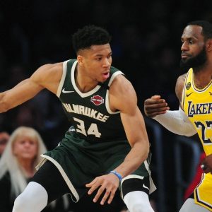 "To Giannis, aka The Greek Freak, continue to strive for greatness": The Bucks superstar talks about the Lakers jersey of LeBron James he has framed in his house that includes a special message