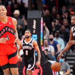 "Scottie Barnes can't be that young, man!": Nets star Kevin Durant is in disbelief at the maturity of the Raptors rookie despite grabbing the win in their most recent game