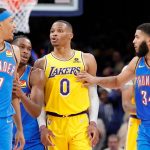 "Russell Westbrook, it's disrespectful to look at your phone during an entire postgame interview": Lakers reporter calls out Russ for cavalier attitude with media after getting blown out at Staples Center by Timberwolves