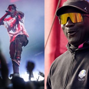 "Travis Scott was recently captured golfing with Michael Jordan and Mark Wahlberg": The American rapper makes his first public appearance since the Astroworld Festival Tragedy