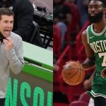 "You’re a Celtic and obviously a guy that we think exceptionally high of, nothing doing": Brad Stevens on his conversation with Jaylen Brown, squashing rumors of a trade for Ben Simmons