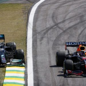 "I was really on the edge of grip"– Max Verstappen claims he took safer option while forcing Lewis Hamilton off the track in Brazil