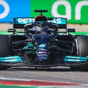 Lewis Hamilton presented the award for Sports Innovator at WSJ Innovator Awards in New York