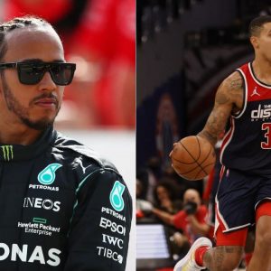 "Repping the wrong team"– Lewis Hamilton replies to Kyle Kuzma's latest Instagram post donning "wrong" F1 colours; NBA star apologizes