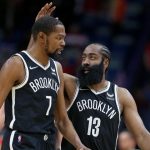 "It isn't my fault they boo Kevin Durant in OKC!": Nets' James Harden shrugs off a question, talks about facing Stephen Curry and the Warriors