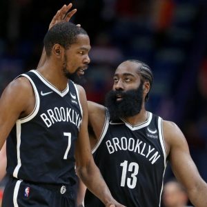 "It isn't my fault they boo Kevin Durant in OKC!": Nets' James Harden shrugs off a question, talks about facing Stephen Curry and the Warriors