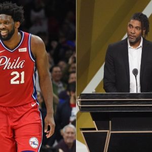 “Tim Duncan is the reason why I wear #21”: When Joel Embiid congratulated his “role model” after the Spurs legend announced his retirement back in 2016