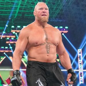WWE possibly hint at next opponent for Brock Lesnar