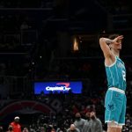 "LaMelo Ball is going to be better than Luka Doncic!": NBA Twitter erupts as the Hornets star sinks an insane half-court shot with absolute ease vs the Wizards