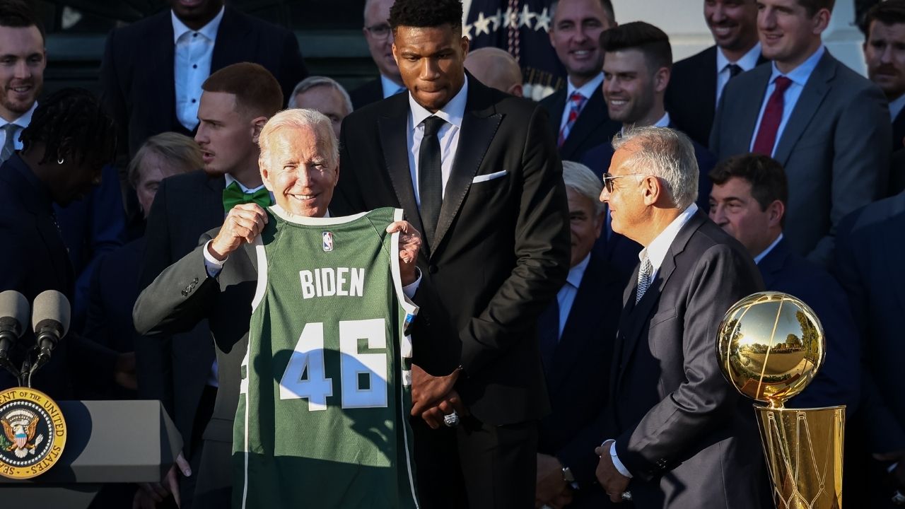 "I'm going to be the most handsome President ever": Giannis Antentokounmpo talks about running for office in 2024 ahead of his visit to the White House