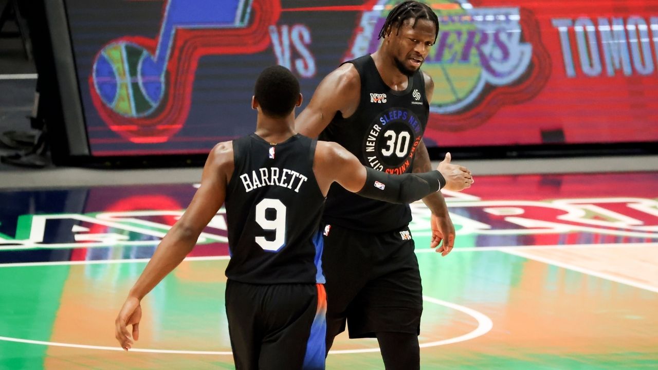 “Julius Randle will dominate in whatever aspect you need him to”:  RJ Barrett raves about the Knicks forward’s leadership skills amid a strong 6-3 start to the season