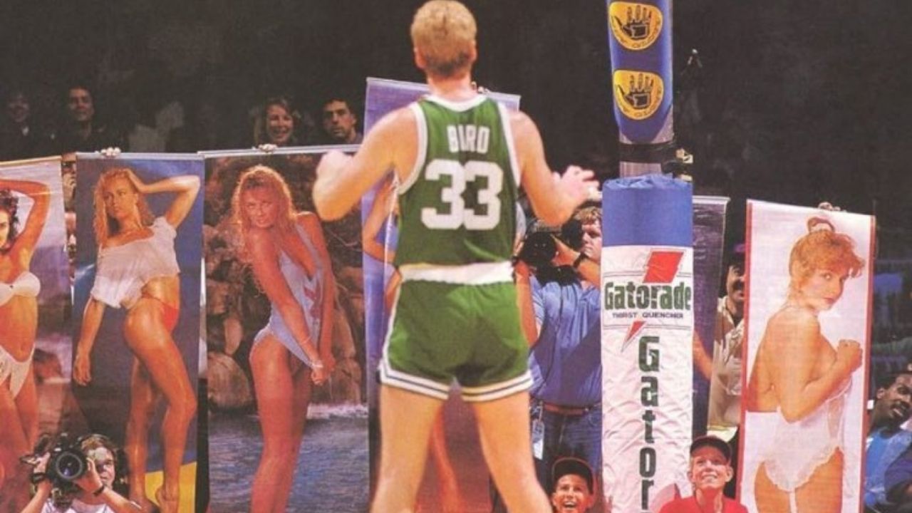 “Even seductive photos of models aren't going to distract Larry Bird”: When the Clippers disrupted the Celtics legend's free throw routine with model posters