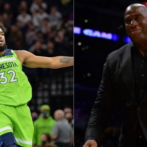 “Magic Johnson is so damn cool and versatile”: Karl-Anthony Towns reveals how the Lakers legend is his biggest basketball inspiration and the reason he wears #32
