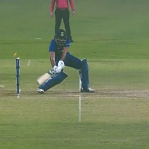 Hit wicket in cricket: Harshal Patel's vital cameo in maiden T20I innings ends in unusual manner