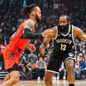 "So the refs really decided to f**k James Harden?!": Fans explode as NBA officials miss a seemingly obvious foul call on the Nets star against the Raptors