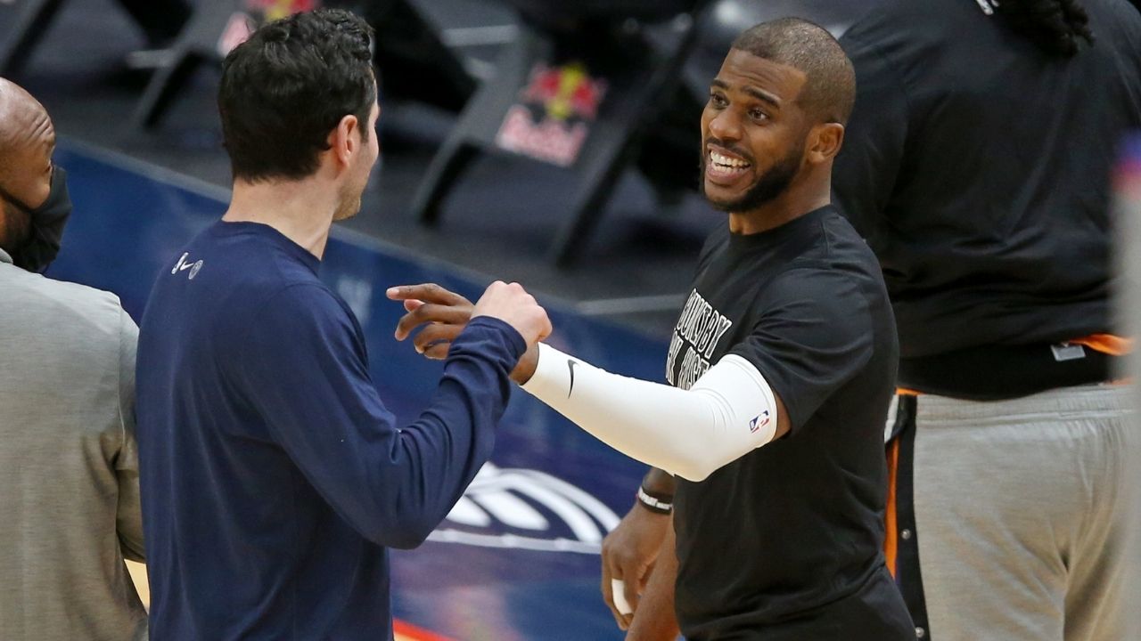 "Chris Paul has this IQ that's gonna keep him on that floor till he's 50": Mikal Bridges explains his Suns star's secret for All-NBA contention at age 36 and year 17