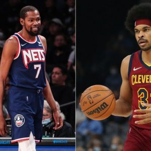 “Kevin Durant really looks taller than Jarrett Allen and his huge afro”: NBA Twitter surprised as photos of the Nets superstar looking taller than the potential All-Star goes viral