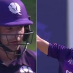 "Whole of India behind you": Matthew Cross cheers for Safyaan Sharif in New Zealand vs Scotland T20 World Cup match