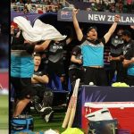 "Job finished? I don’t think so": Jimmy Neesham tweets on his viral social-media picture after semi-final win against England.
