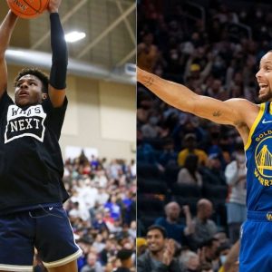 "Bronny James getting his head up there, say what now?": Stephen Curry, Chris Paul and other NBA stars congratulate LeBron James for the stupendous video of his son's practice dunks