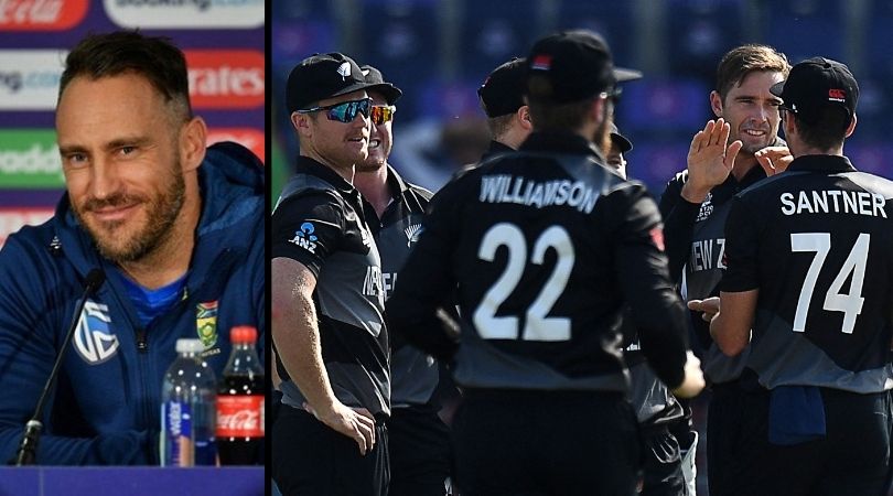 "I hope New Zealand can go all the way": Faf du Plessis wants New Zealand to win the ICC T20 World Cup 2021 title