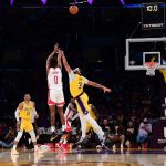 "Jalen Green really went full Kobe Bryant on LeBron James!": NBA Twitter explodes as the Rockets' rookie hits an incredible deep three in crunch time against the Lakers