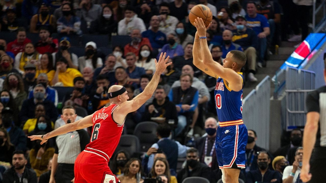 "Ray Allen knew Stephen Curry was coming, and now Curry has crossed him, with ease!": Warriors' MVP now holds the NBA record for most 3 Pointers Made (Regular season+Playoffs)